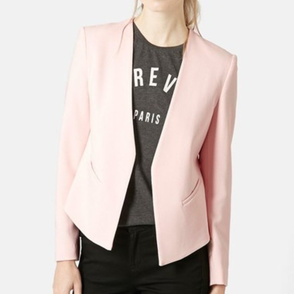 Topshop Molly Blazer light pink